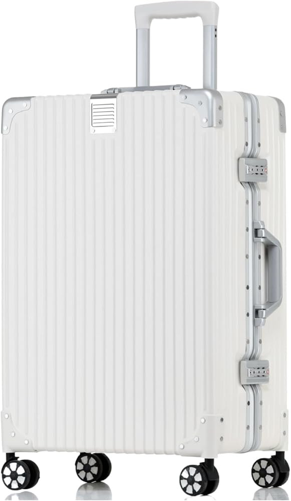Aoliwei Aluminium Frame Suitcase M (57 cm) Hand Luggage - Lightweight 100% PC Hard Shell Trolley ... | Amazon (DE)