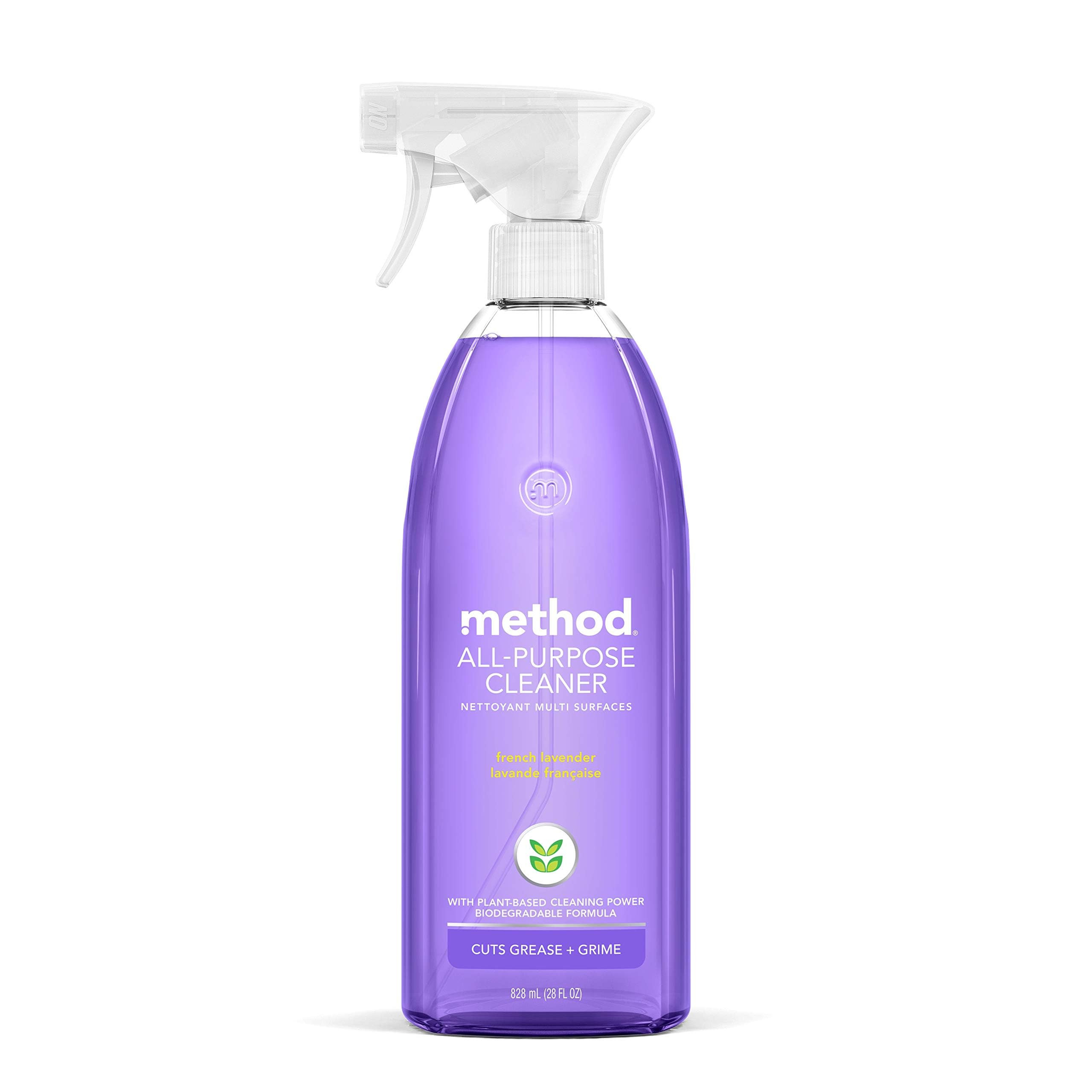 Method All-Purpose Cleaner Spray, French Lavender, Perfect for Most Counters, Tiles and More, 28 ... | Amazon (US)