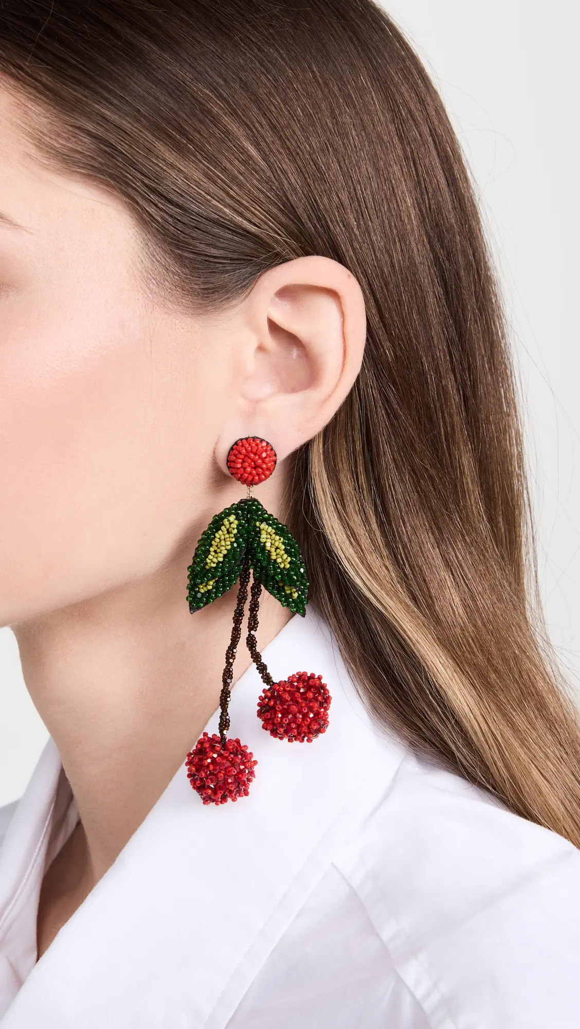 Deepa Gurnani Cherry Earrings | Shopbop | Shopbop