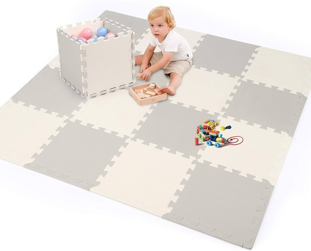 Birtech Interlocking Foam Play Mat Baby Soft Thick EVA Puzzle Mat Playmats Floor Tiles Gyms Activ... | Amazon (UK)