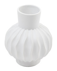 7x5.5in Herring Bulbous Abstract Decorative Vase | Marshalls