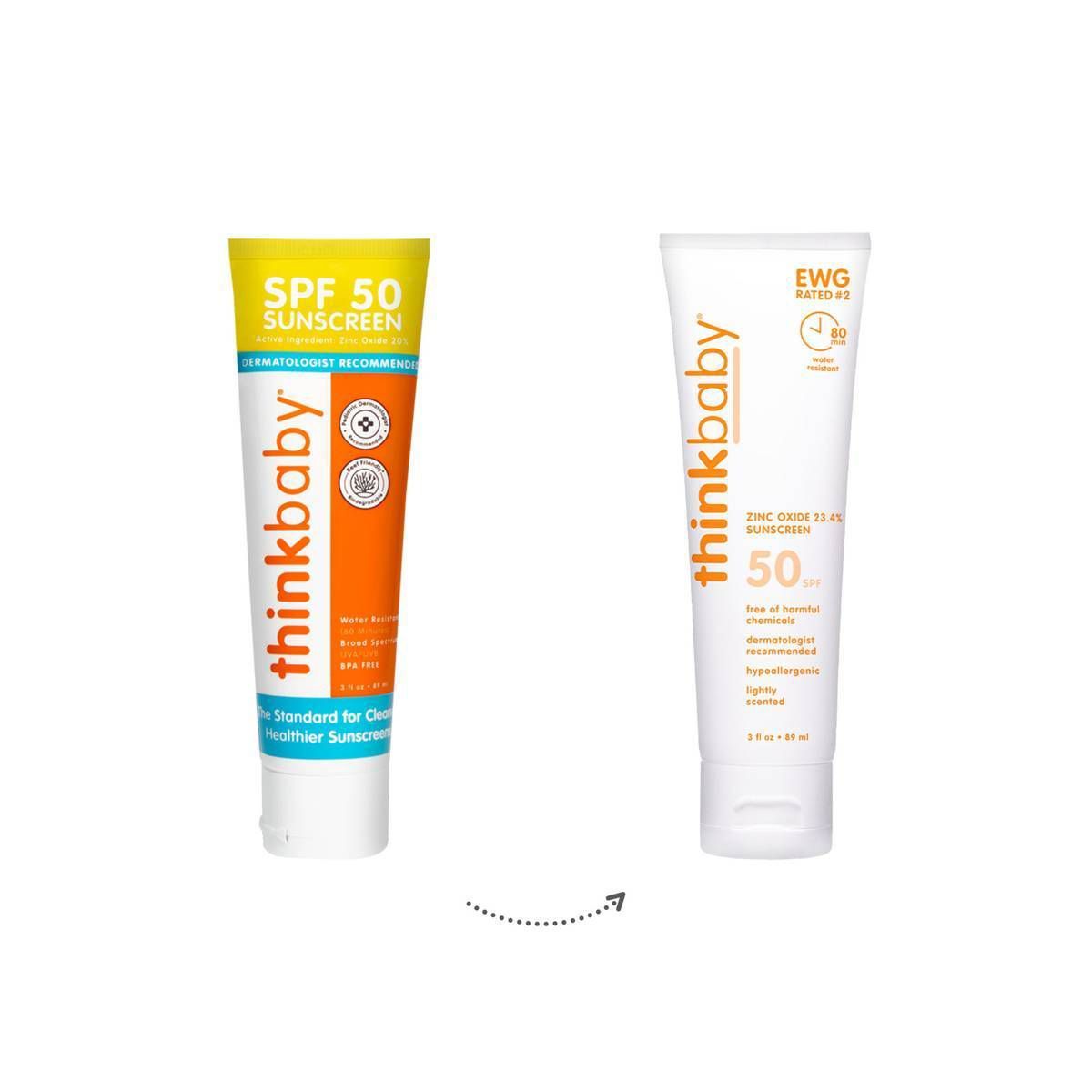 thinkbaby Mineral Sunscreen Lotion SPF 50 - 3 fl oz | Target