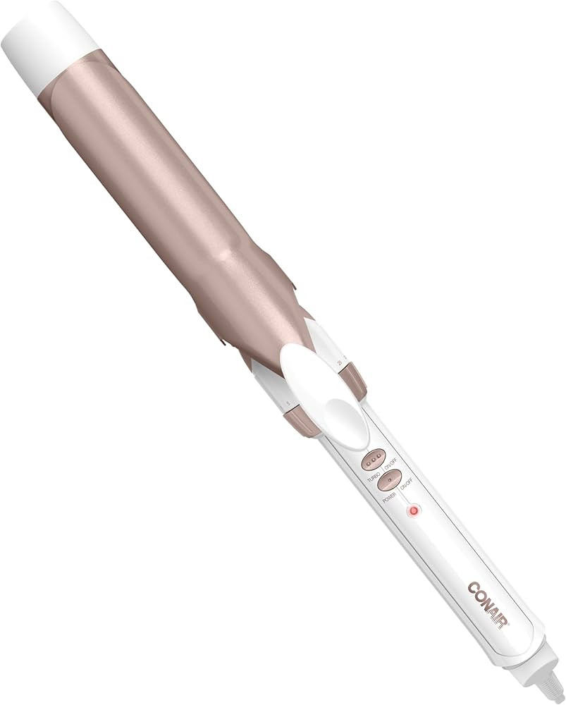 Conair Double Ceramic 1-1/4 Inch Curling Iron, 1.25-Inch Barrel Creates Loose Curls, Hair Curler ... | Amazon (US)