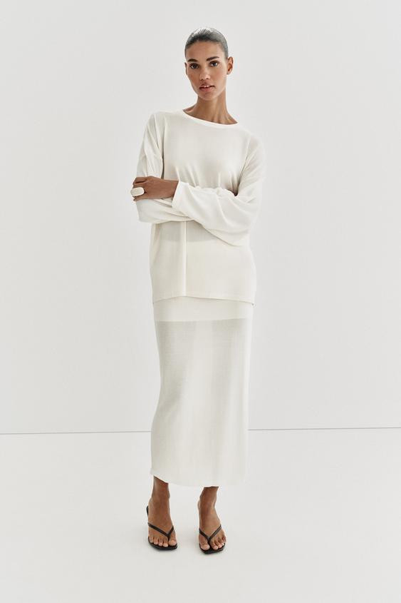 OVERSIZE FINE KNIT JUMPER | Zara UK