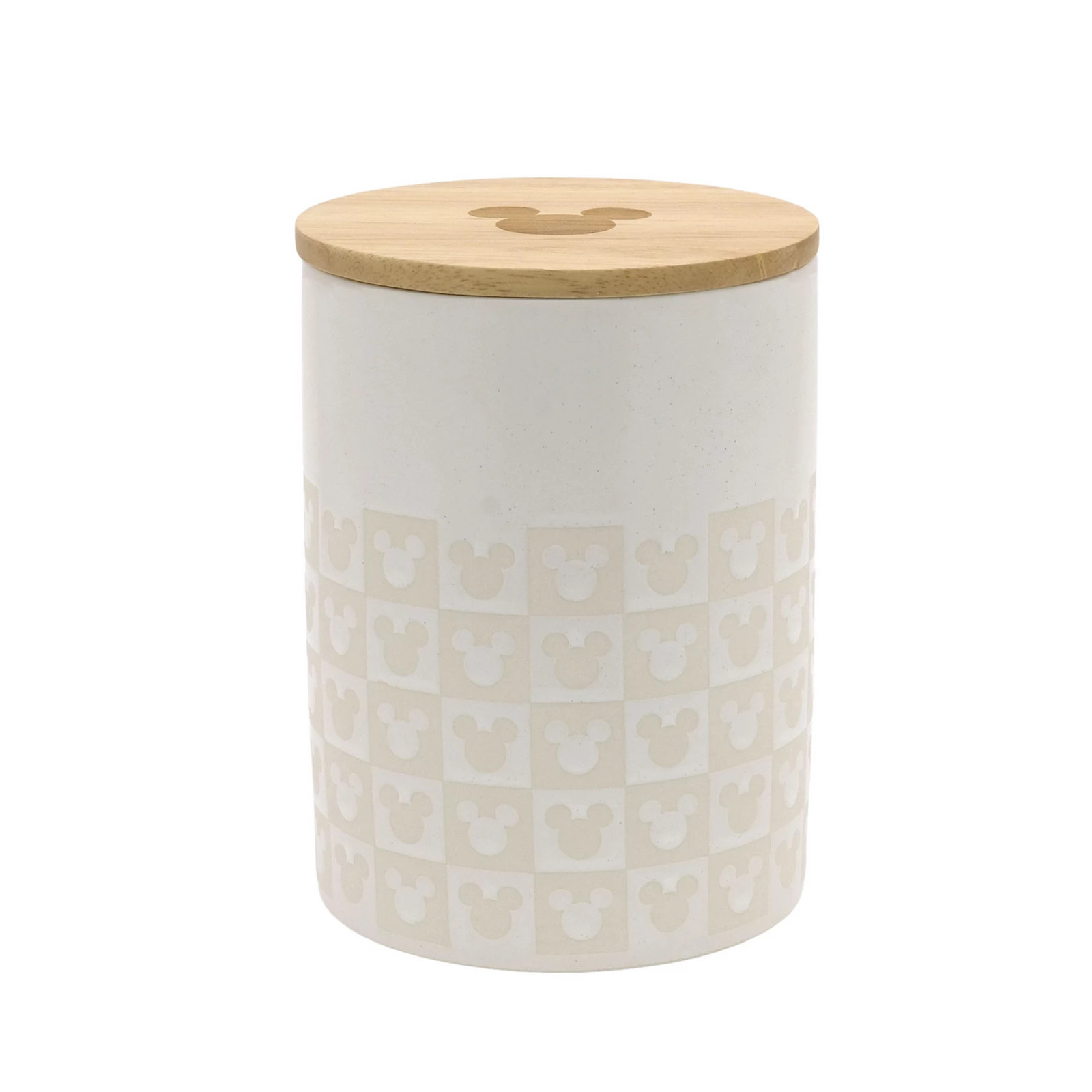 Disney's Mickey Mouse Check Small Canister by The Big One®, Ivory | Kohl's