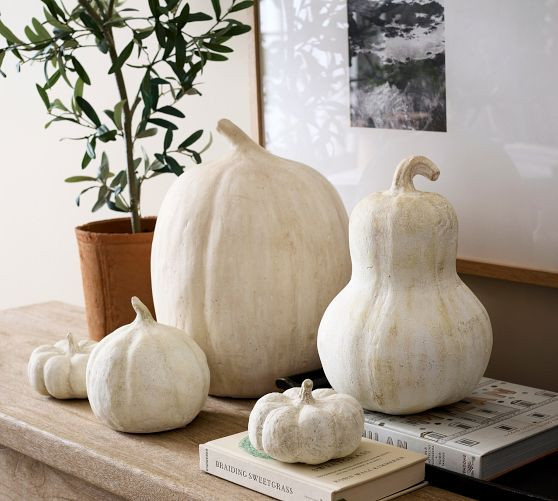 Handcrafted Terracotta Pumpkins | Pottery Barn CA
