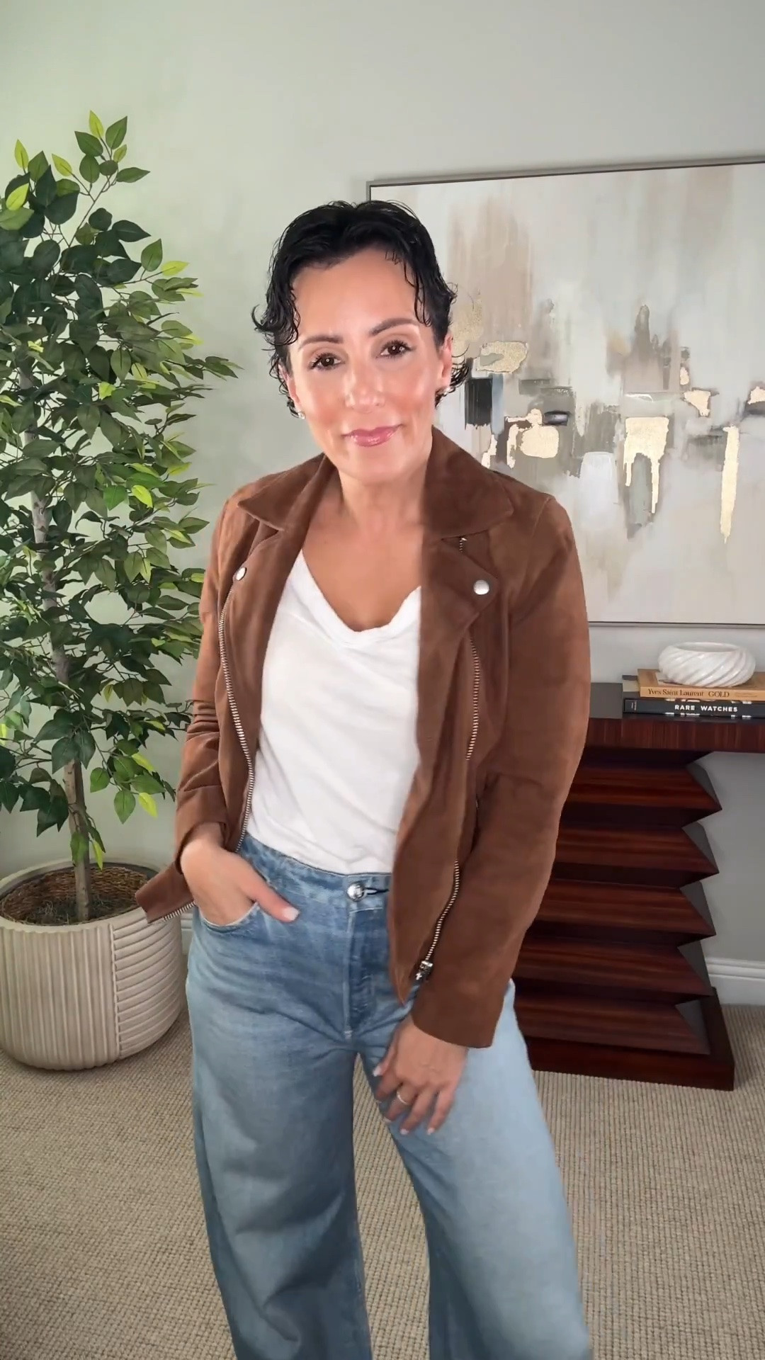 The difference between a basic outfit and a beautifully styled one? PROPORTIONS! As a stylist, I always recommend balancing relaxed pieces with something more structured. Finish with a classic loafer or sleek flat, and suddenly the entire look feels intentional.

My loafers are sold out, but I’ve linked a similar pair so you can recreate the look!

fall styling tips, everyday outfit ideas, casual chic style, elevated casual outfit, loafers, relaxed denim, women over 50 style, fall outfit inspiration, stylist tips, modern classic style, wardrobe essentials, stylewitheugenia