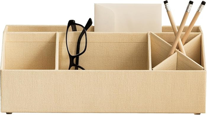 Bigso Elisa Desktop Organizer - Durable Office Desk Organizer with 7 Compartments for Office Supp... | Amazon (US)