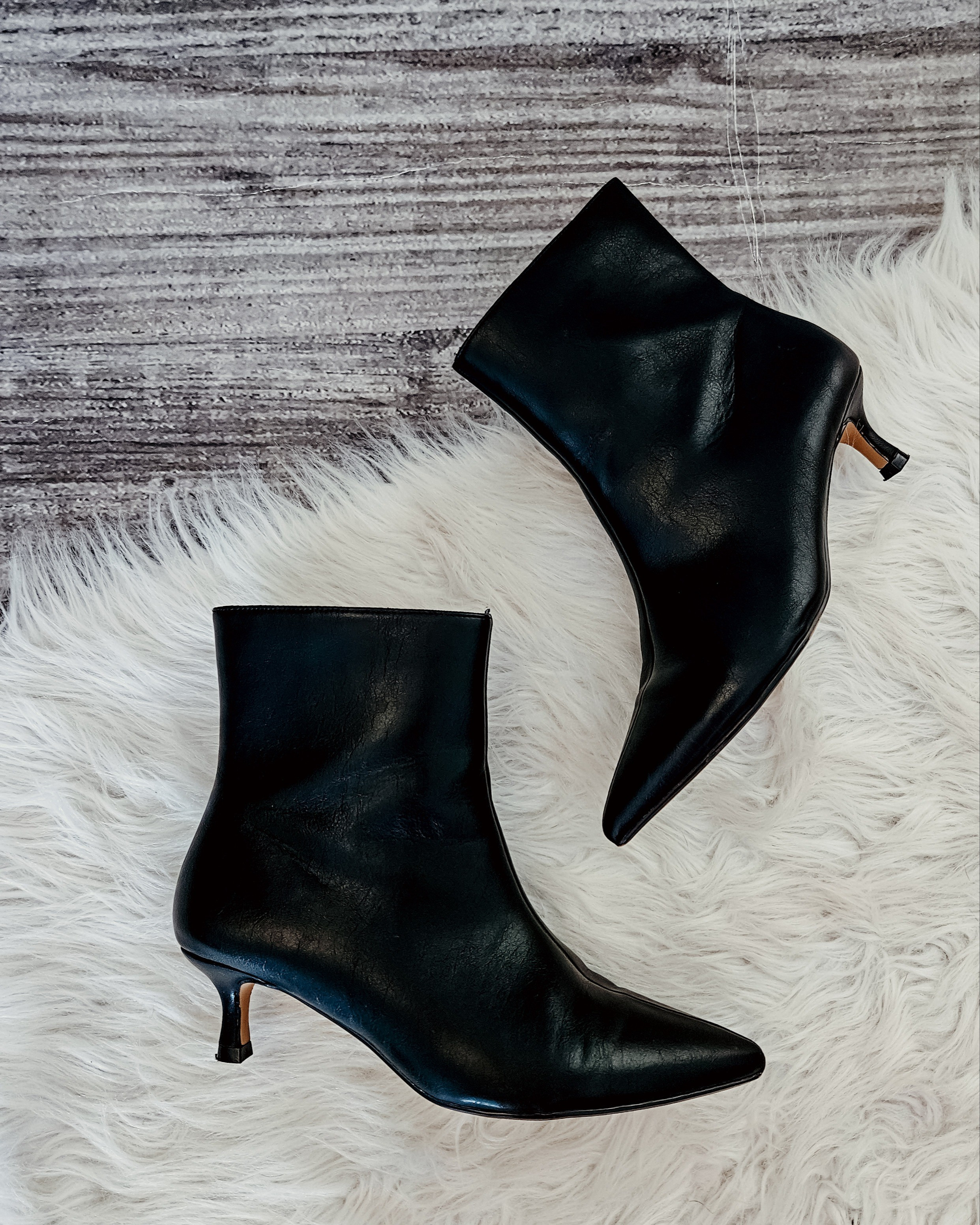 Soft, comfortable, affordable kitten heel ankle boots. Come in multiple colors, budget friendly, super comfortable. Sized up a half size due to the pointed toe. 

#LTKWorkwear #LTKOver40 #LTKSaleAlert