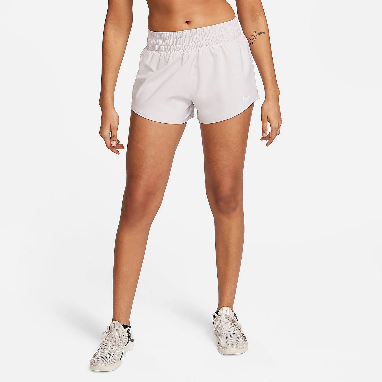 Nike Women's One Dri-FIT Mid-Rise Shorts 3in | Academy | Academy Sports + Outdoors