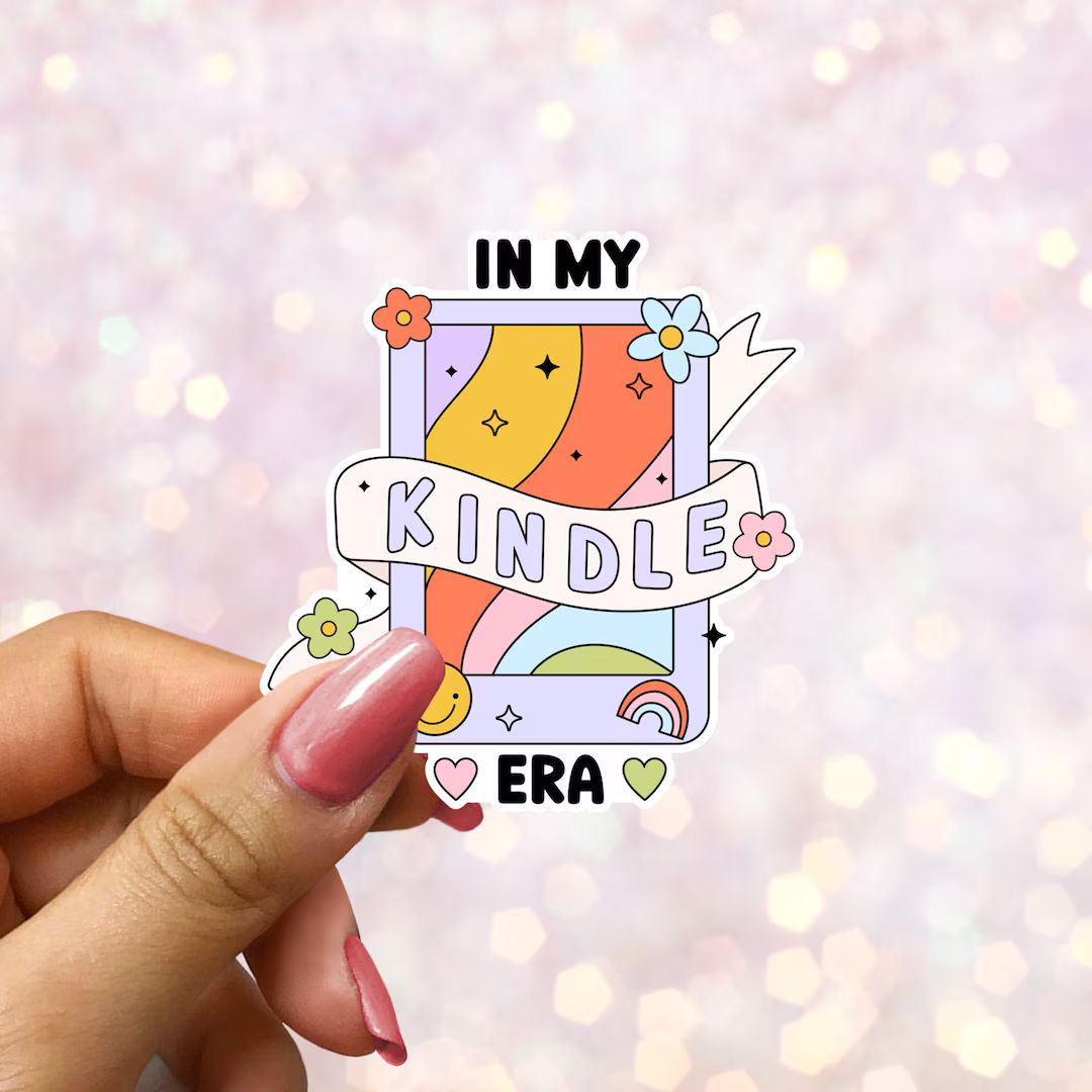 In My Kindle Era Sticker Bookish Sticker Book Lover Gift Bookish Merch Kindle Sticker Smut Reader... | Etsy (US)