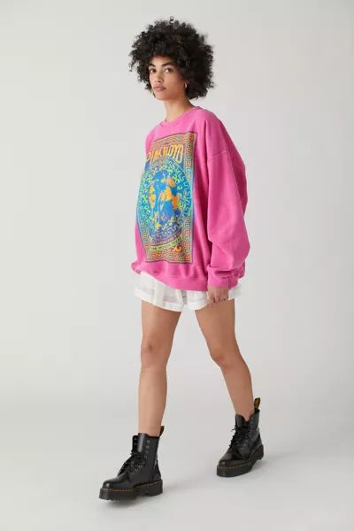 Pink Floyd 1977 Tour Crew Neck Sweatshirt | Urban Outfitters (US and RoW)