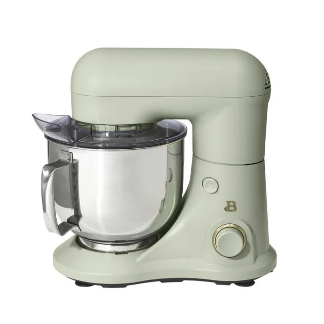 Beautiful 5.3 qt Stand Mixer, Lightweight & Powerful with Tilt-Head, Sage Green by Drew Barrymore | Walmart (US)