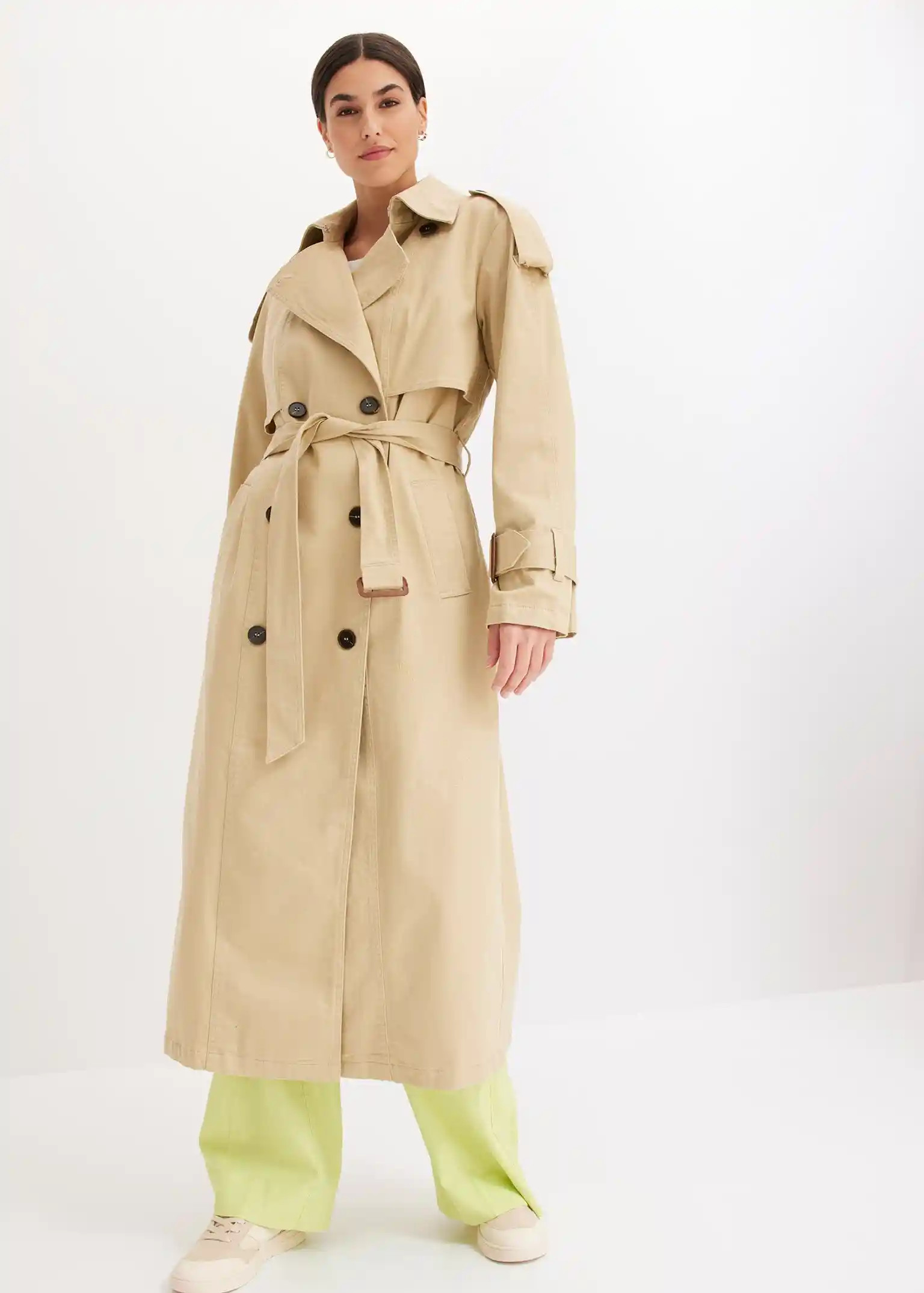 Oversize Trenchcoat aus schwerer Qualität | Bonprix DE