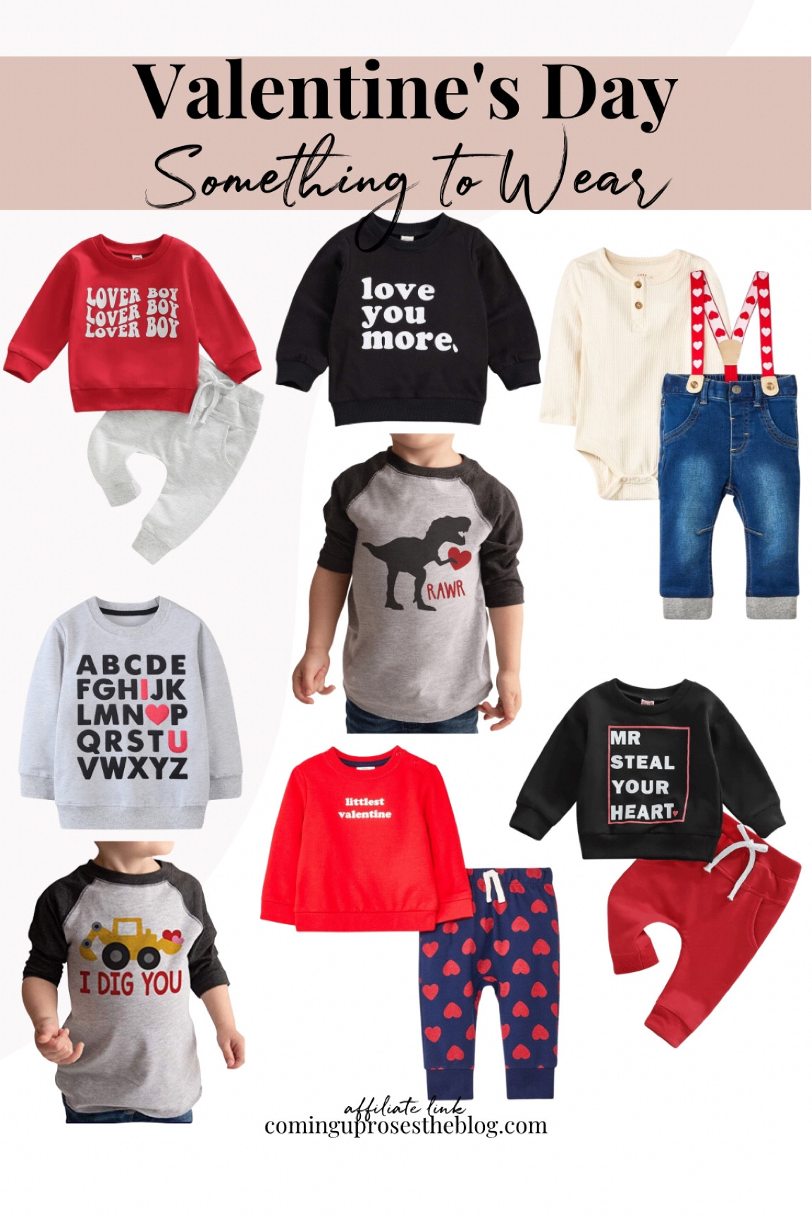Valentine’s Day outfits for boys! 

Valentine’s Day clothes // Valentine’s Day gifts // Valentine’s Day shirts // valentines kids

#LTKfamily #LTKSeasonal #LTKkids