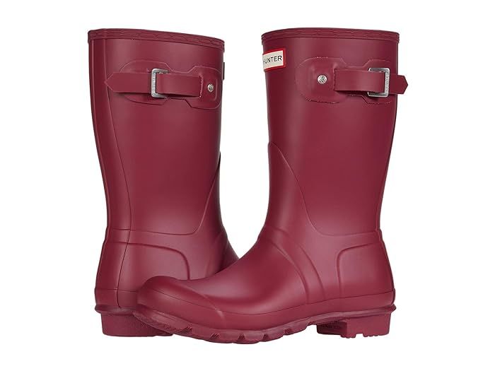 Hunter Original Short (Red Algae) Women's Rain Boots | Zappos