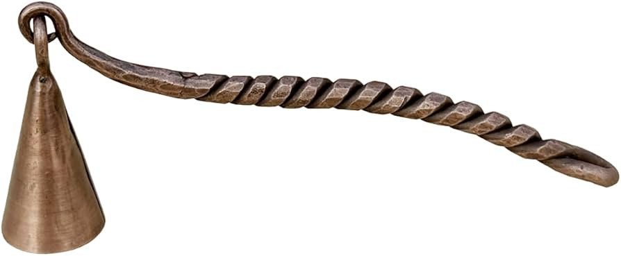 Hand Forged Twisted Handle Candle Snuffer Wrought Iron Handmade Candle Snuffer Blacksmith Vintage... | Amazon (US)