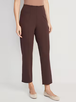 Extra High-Waisted Stevie Straight Taper Ankle Pants for Women | Old Navy (US)