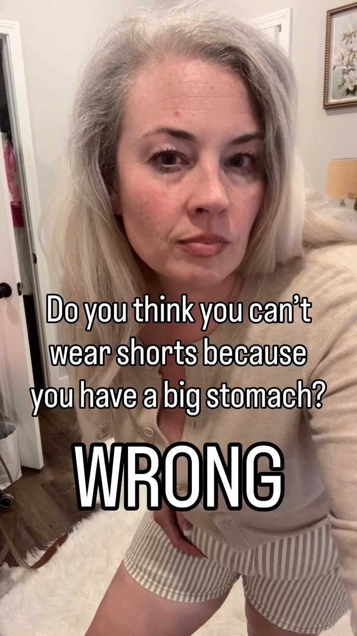 Comment “SHOP” for a DM with the links!

Think you can’t wear shorts because you have a tummy? WRONG. 👀

Here’s the truth — it’s not your body, it’s the fit. The right rise, the right length, and the right fabric make ALL the difference. Suddenly you’re not stressing about what to wear… you’re grabbing shorts and walking out the door confident. 💁🏼‍♀️

I didn’t wear shorts for YEARS because nothing ever fit me right.  If you’ve ever skipped shorts season because nothing felt right — this one’s for you. You deserve to feel cute AND comfortable this summer 🤍

Comment “SHOP” and I’ll send you everything!

#shortsseason #summerstyle #midsizestyle #bodyconfidence #realbodystyle affordablefashion over40style