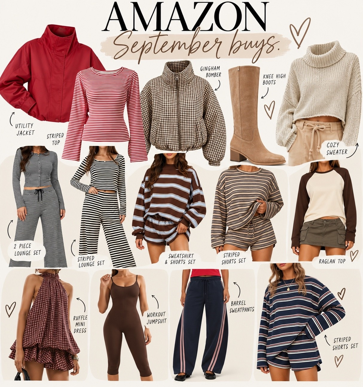 Amazon September purchases for fall!

Amazon finds
Amazon fashion 
Amazon trending items
Fall fashion 
Fall style 
Everyday style 
Fall trends

#LTKootd #LTKgrwm #LTKmomlife