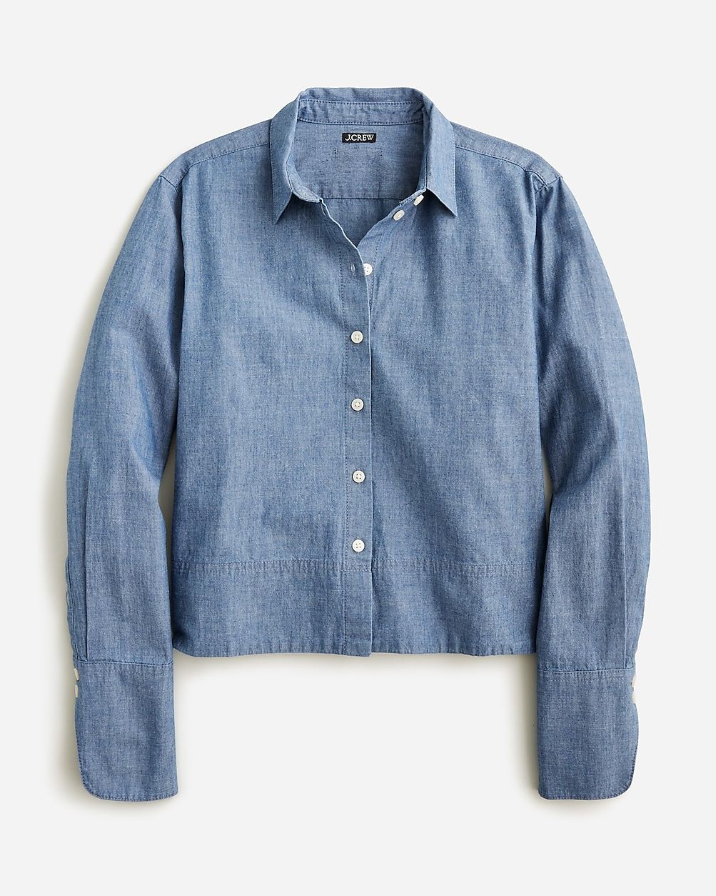 Cropped garçon shirt in chambray | J. Crew US