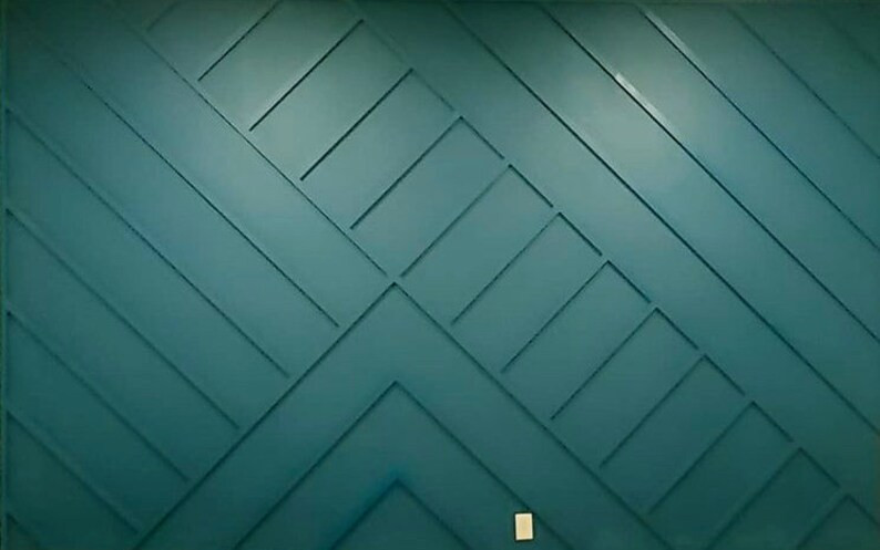 DIY Custom Design Wood Accent Wall Plans | Measurements and Installation Instructions | Made-to-O... | Etsy (US)