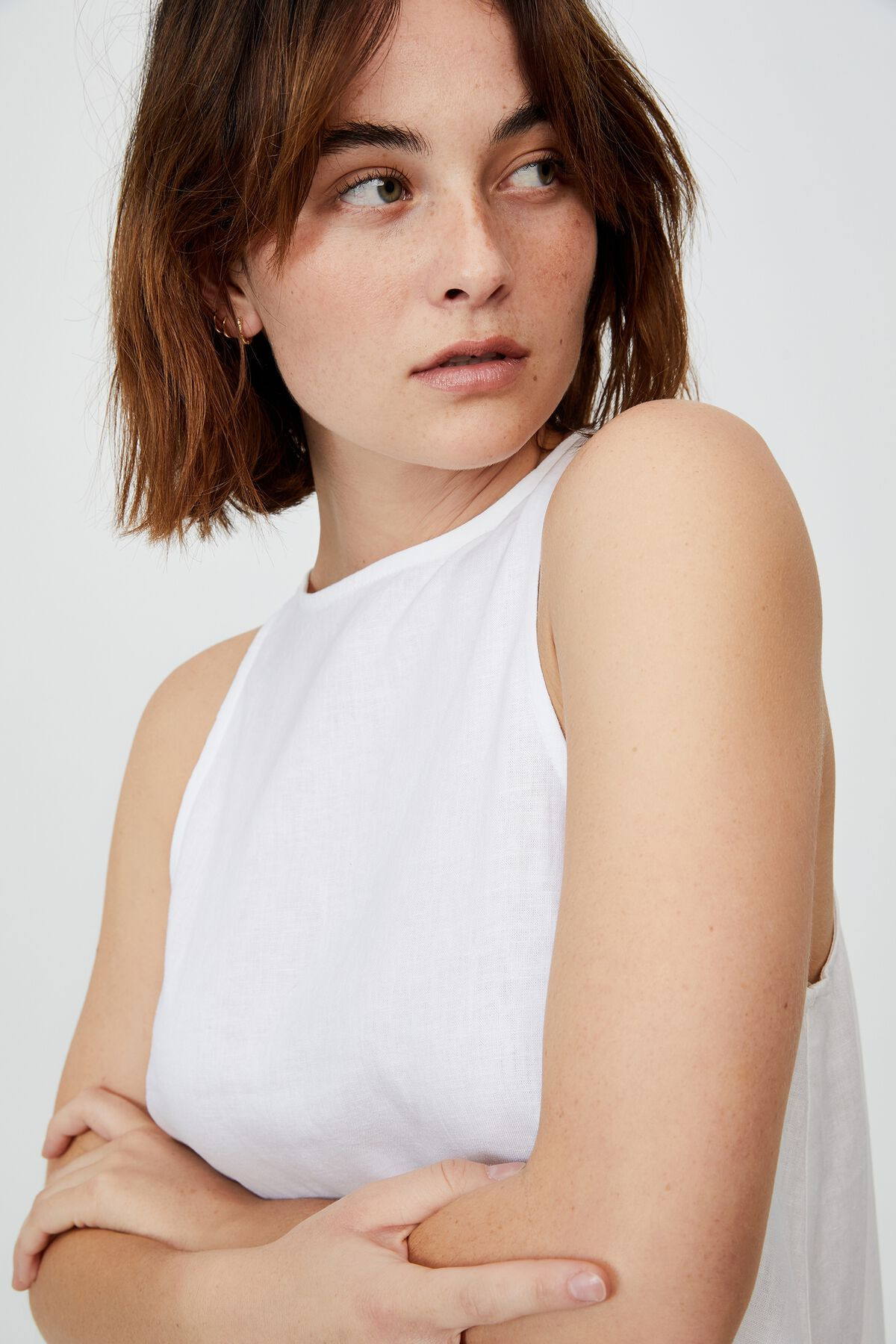 Woven Sunset Mini Sleeveless Shift Dress | Cotton On (ANZ)