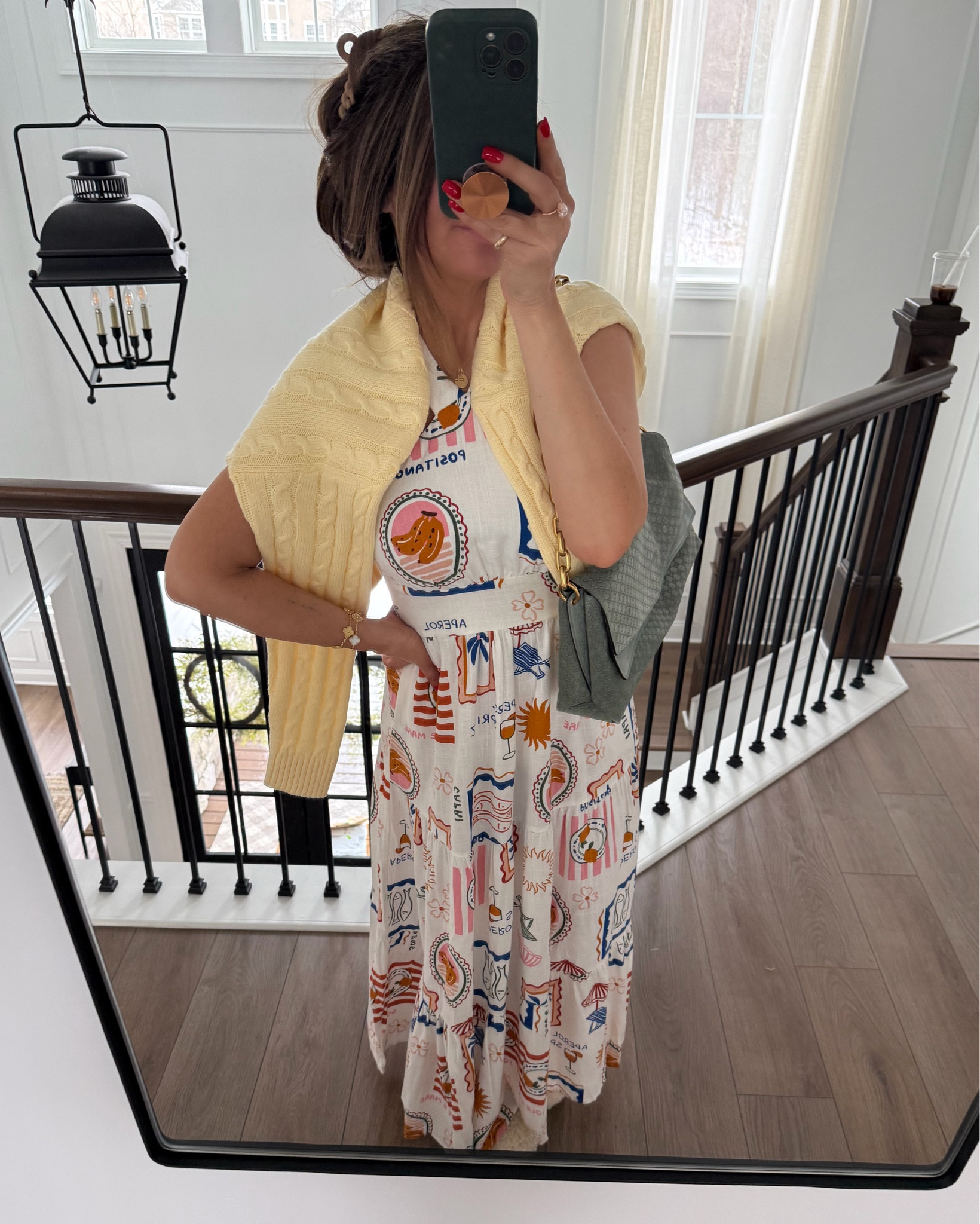 Vacation Finds I LOVE!!
Matching pants and shirt set; shirt is XS and pants are medium.
Blue Striped dress is a medium and runs large IMO. 
Maxi Holter (1st pic) is a size 4. It’s sooooo good! Size up if you need room in the bust area 

#LTKTravel #LTKSeasonal #LTKootd