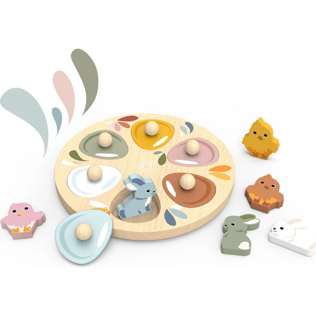 Baby Toys | Kids Toys | Garden Surprise Puzzle, (Size 12M) | Speedy Monkey from Maisonette | Maisonette