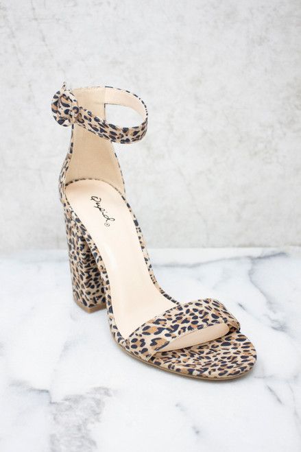 The Vanessa Animal Print Heels | The Pink Lily Boutique