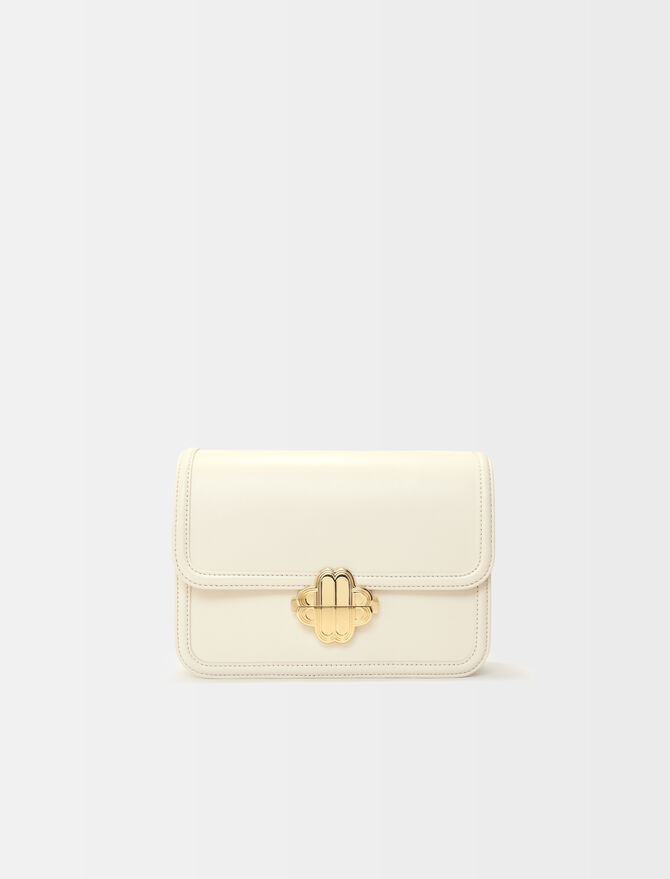 122CLOVER Leather bag with clover clasp | Maje EU