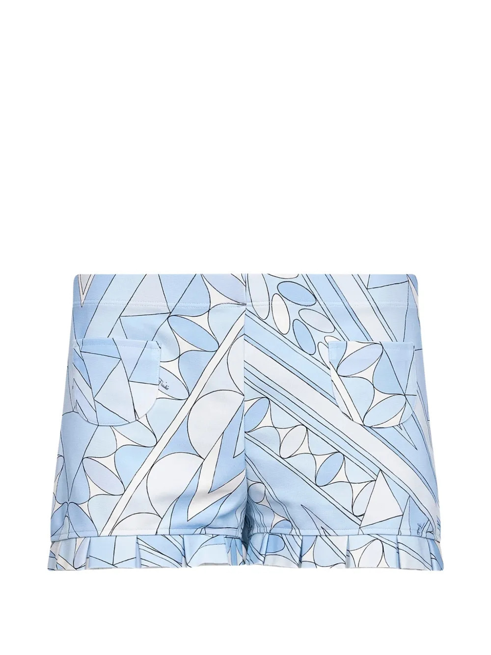 PUCCI Manuba print shorts - Blue | Farfetch Global