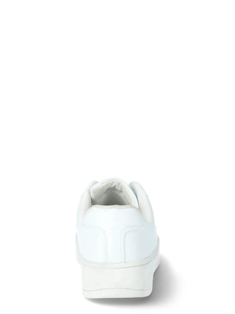 No Boundaries Women's Platform Casual Lace Up Sneakers, Wide Width Available | Walmart (US)