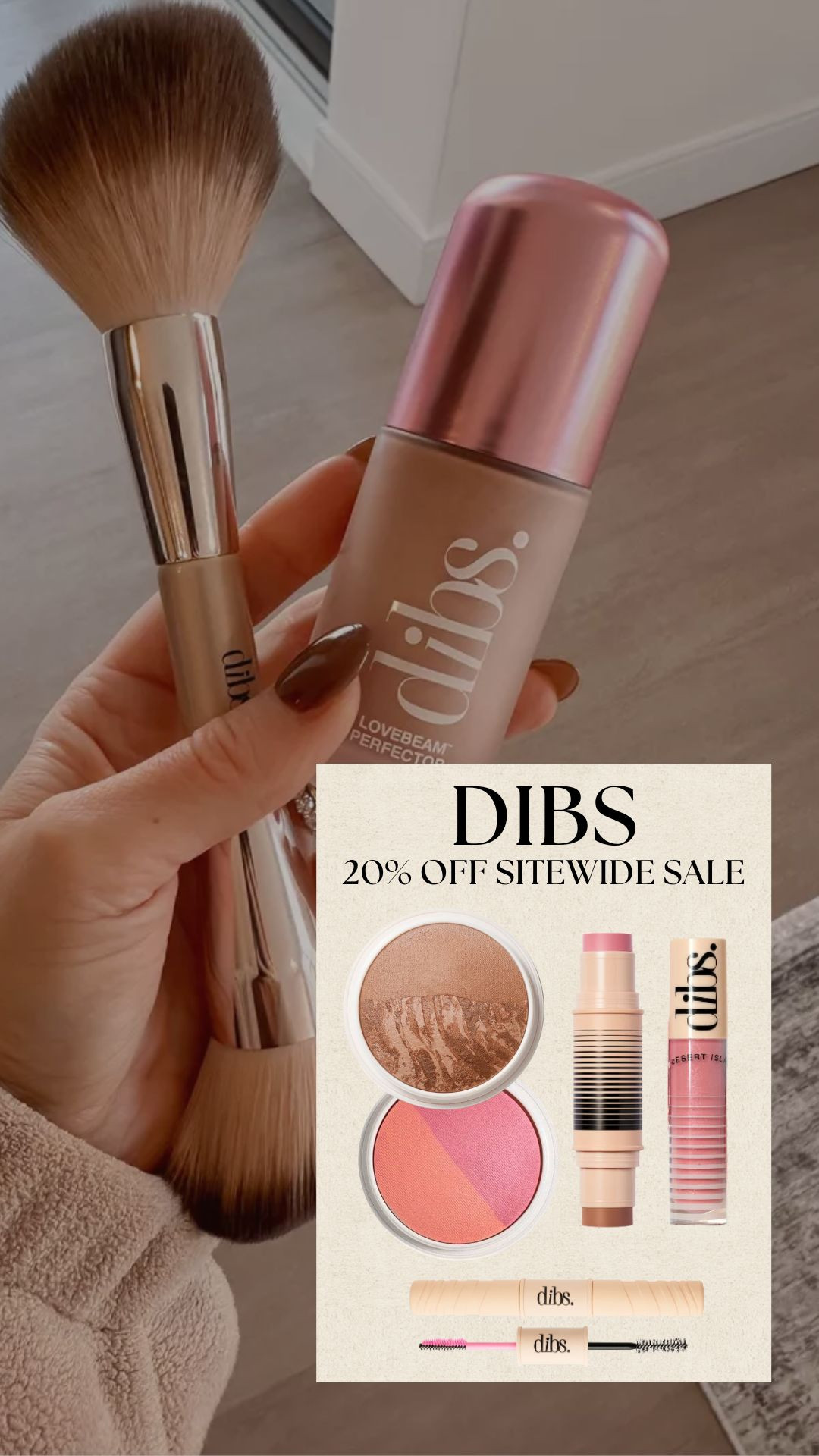 DIBS is having a 20% off sitewide sale for their 4 year anniversary! 

sale alert, watchnow, new arrivals, makeup routine, fall beauty, blush, bronzer, lip gloss, mascara, amanda west, almostreadyblog 

 #LTKSaleAlert #LTKFindsUnder50 #LTKBeauty