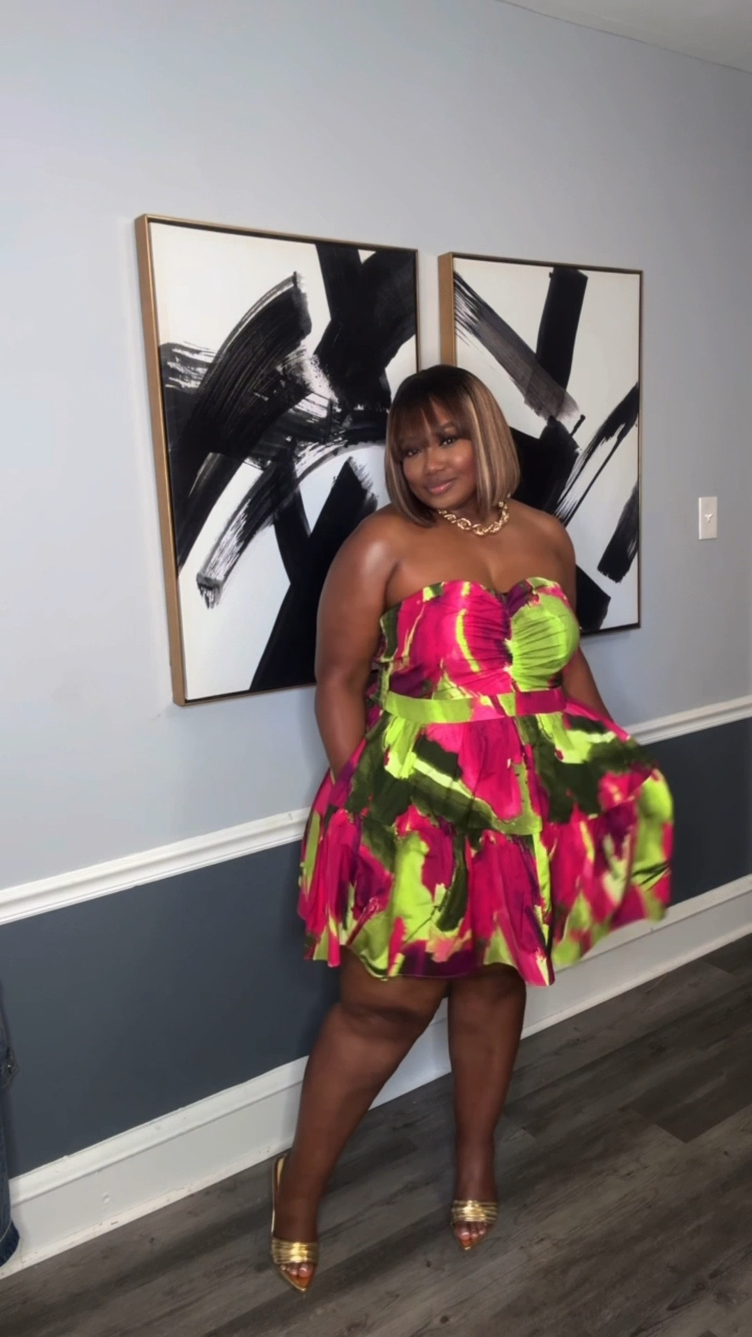 I mean the dress was cute but the moment I found out it had pockets!! 😍😍
Wearing: XL (runs large) I could have sized down but didn’t want it too short.