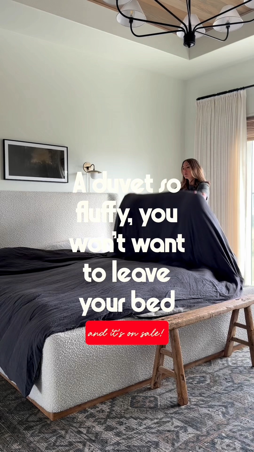 ☁️ Yes, this duvet is THAT good! So fluffy and cozy. It’s on sale right now and usually sells out fast so grab yours before it does! There’s a medium and light weight (we have the medium on our bed but we have the lightweight on our kids bed and it’s just as fluffy). 

#beddinginspo #beddingideas #duvet

#LTKHome #LTKSaleAlert