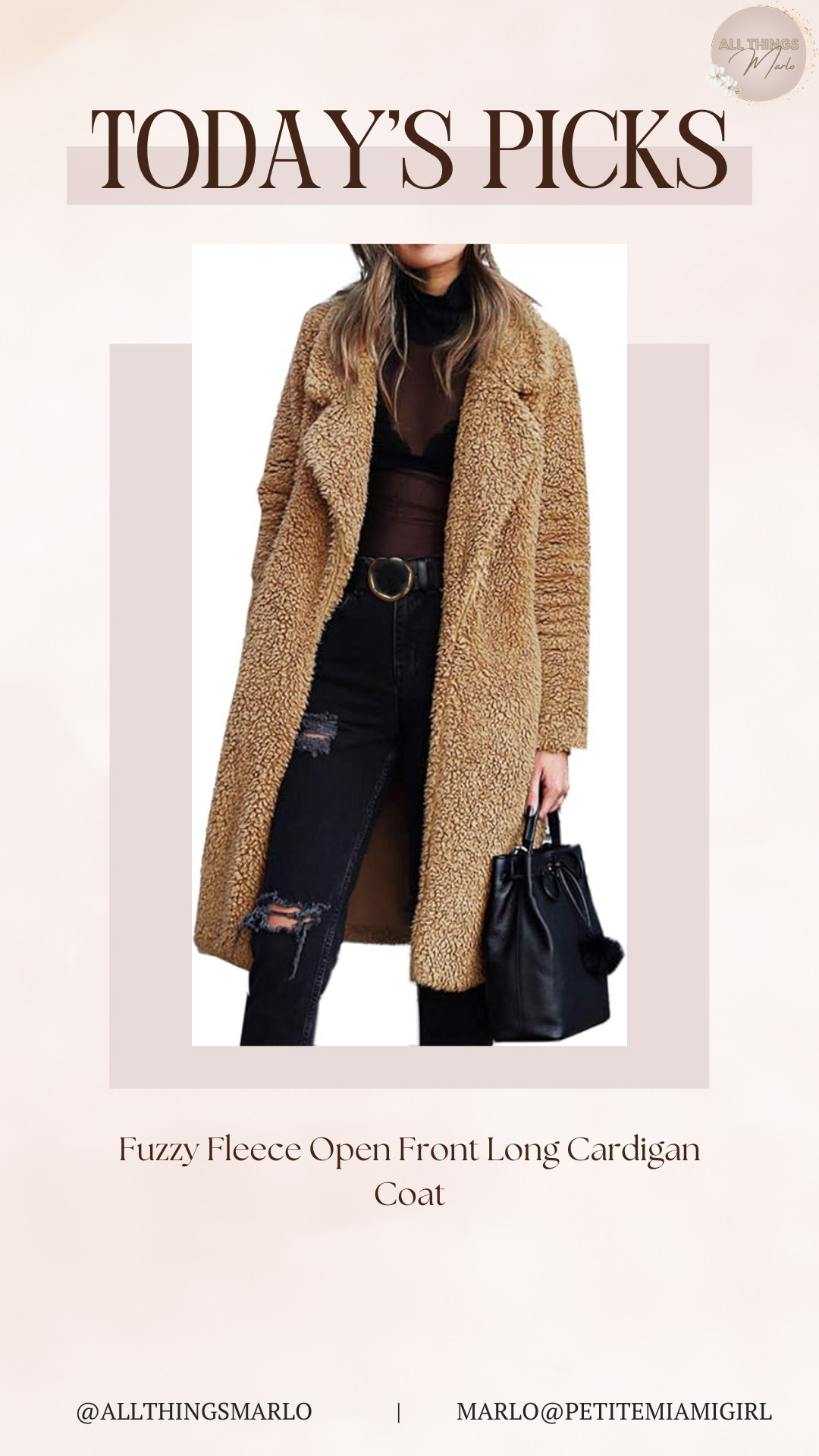 Fuzzy Fleece Open Front Long Cardigan Coat 

 #LTKSeasonal #LTKWorkwear #LTKTravel