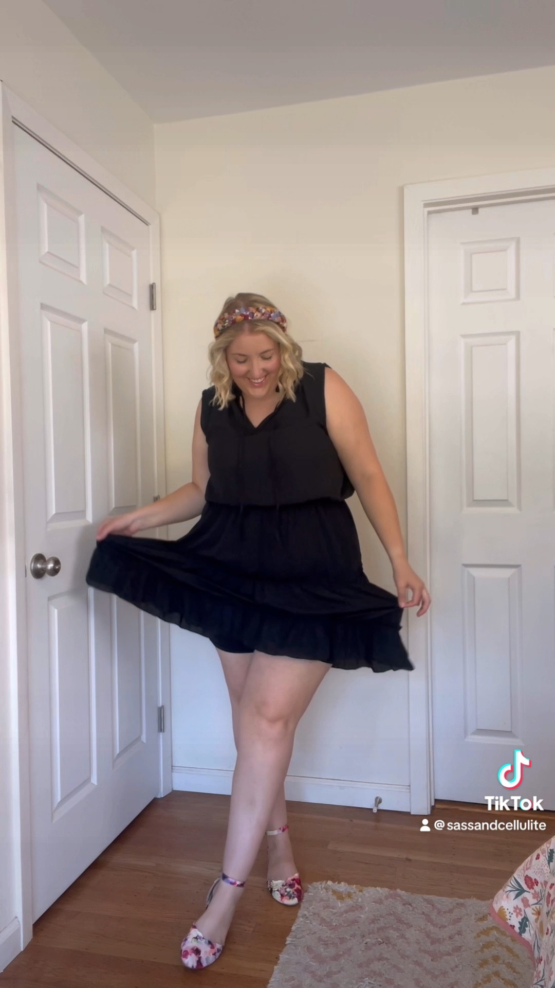 Perfect dress for summer! Date night or the office🖤🩵 Wearing size 2X! 

#LTKSeasonal #LTKStyleTip #LTKPlusSize