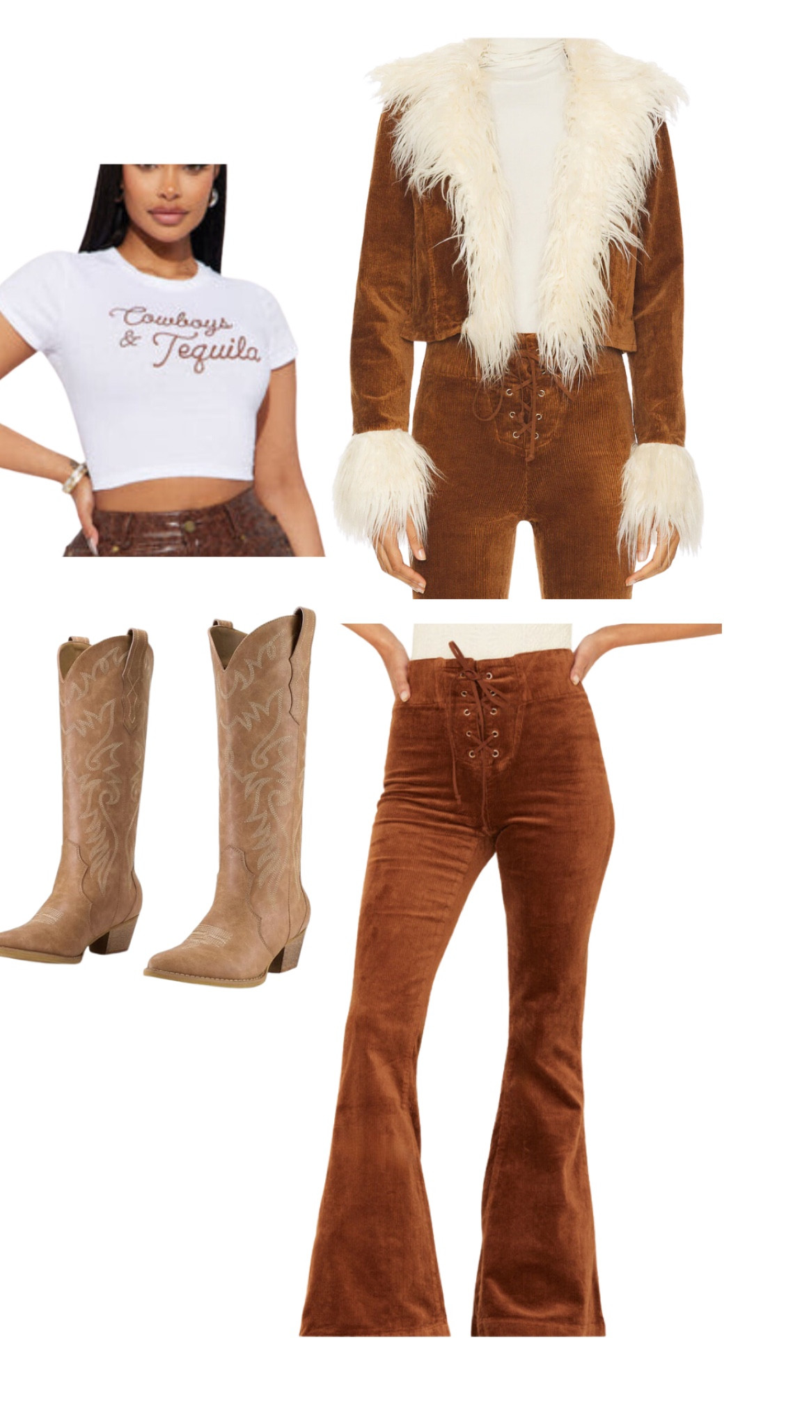 Top is from fashion nova, found the bottoms in stock on country outfitters 


#LTKStyleTip