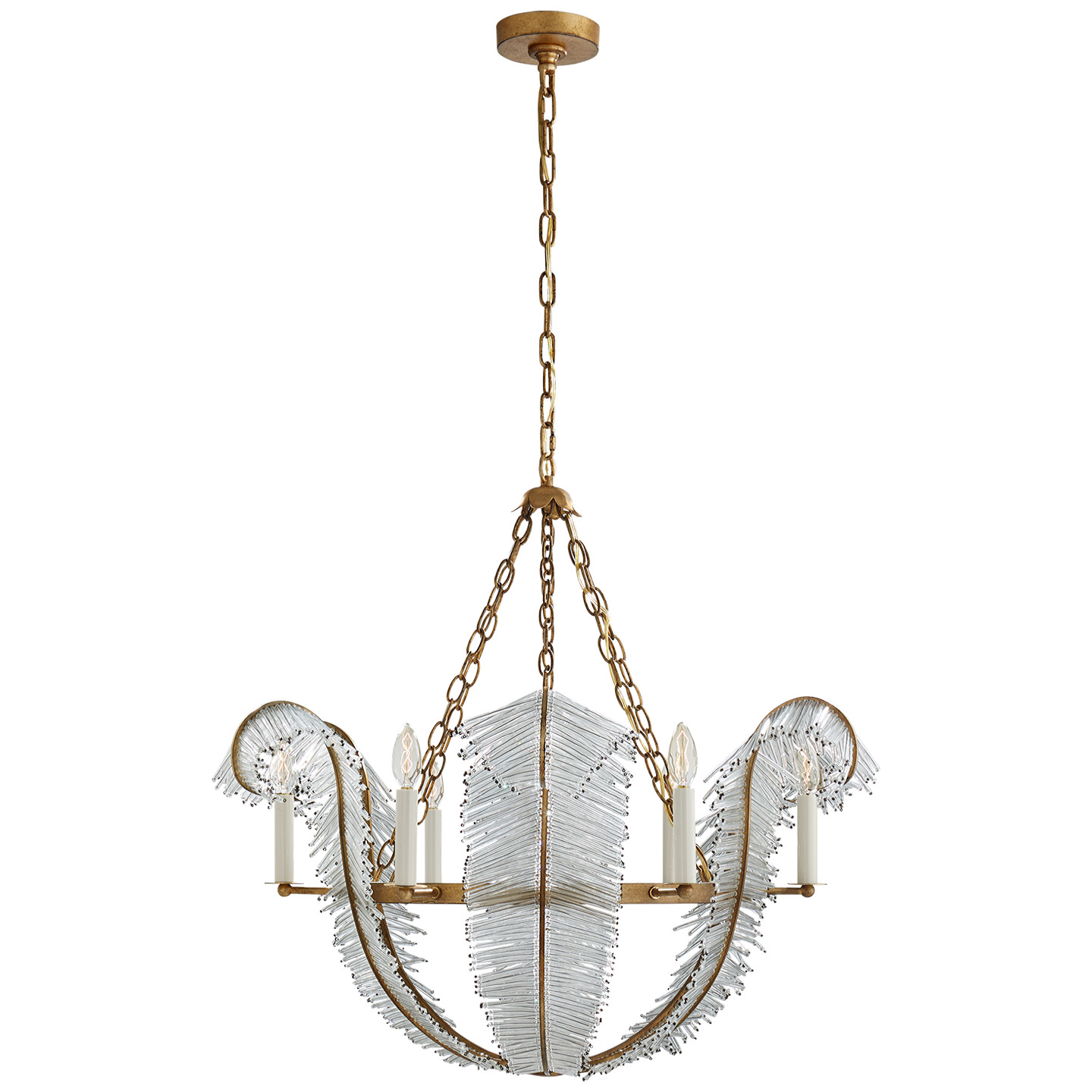 Calais 34" Chandelier in Gilded IronVisual Comfort | Visual Comfort