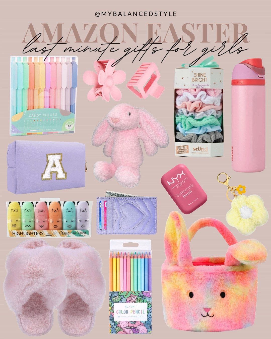 Amazon last minute Easter gifts for girls

cute easter basket gifts for girls
last minute easter basket fillers
trendy teen girl easter gifts
self care easter basket ideas
beauty and skincare easter gifts
hair accessories easter basket ideas
cute stationery and craft gifts
small toys and plush easter gifts
affordable last minute easter finds

#LTKSeasonal #LTKSaleAlert #LTKKids