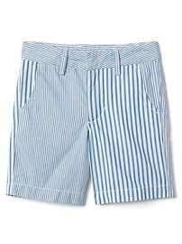 5" Stripe Chambray Shorts | Gap US