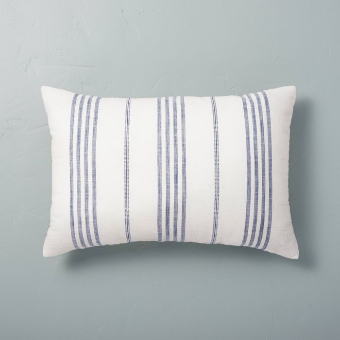 Vertical Stripe Throw Pillow - Hearth & Hand™ with Magnolia | Target
