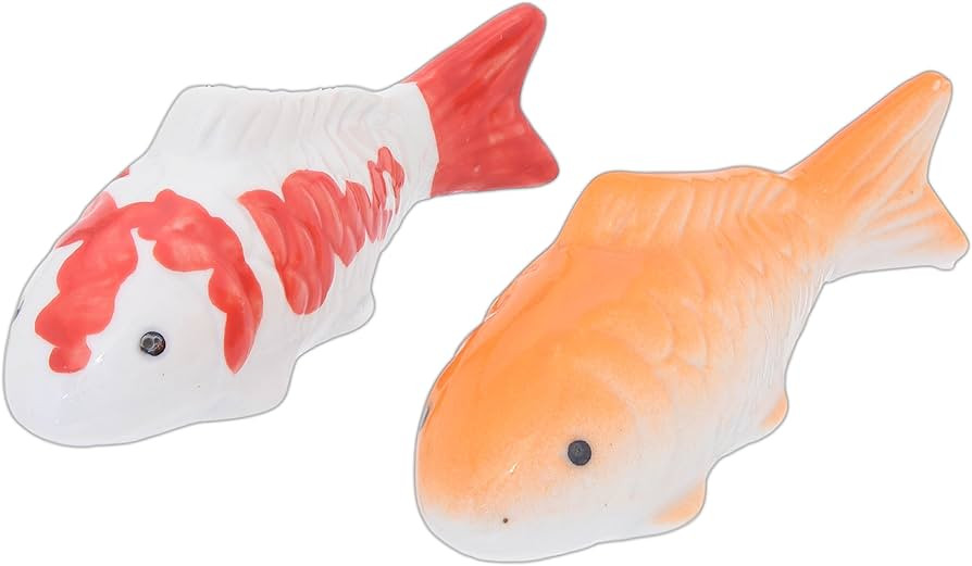 Amazon.com: Set of 2 Creative Co-Op 4" Assorted Koi Fish Floatable Figurines : Home & Kitchen | Amazon (US)