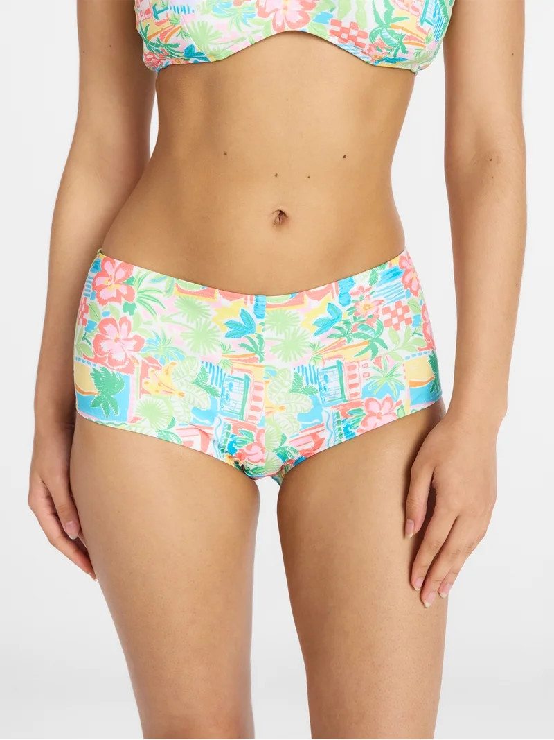 No Boundaries Low Rise Shortie Bikini Swim Bottoms, Women's XXS-XXL - Walmart.com | Walmart (US)