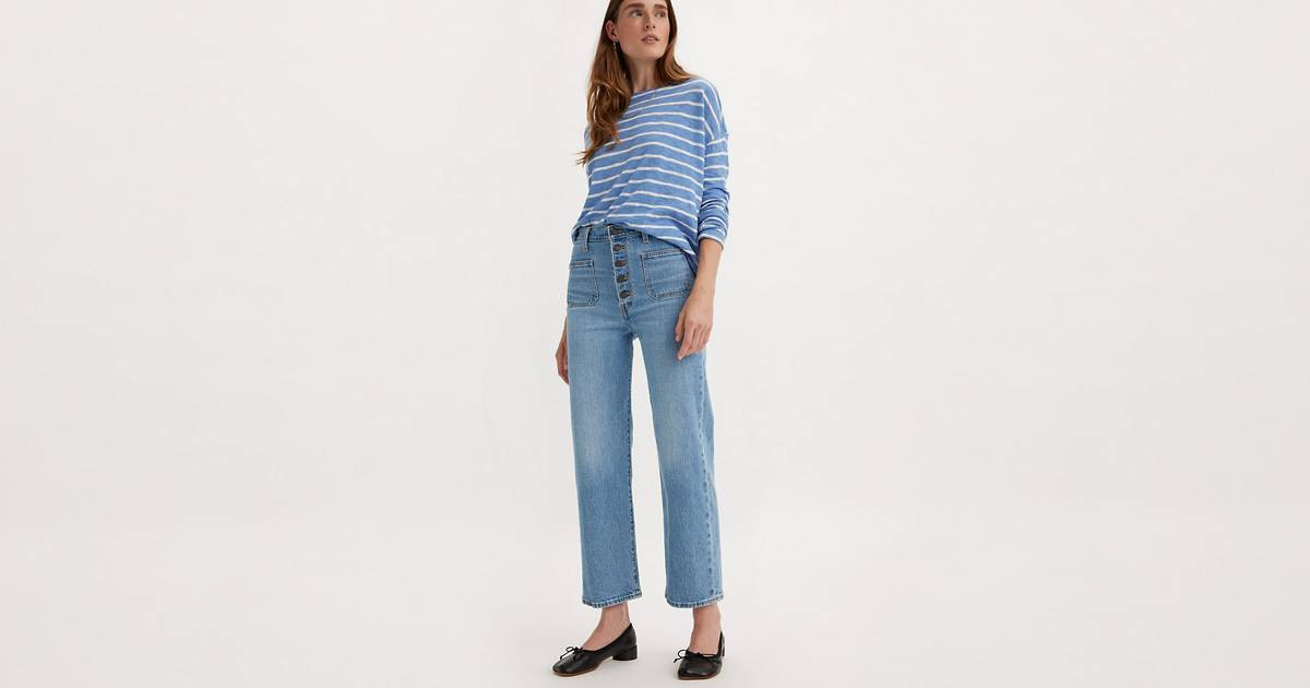 Ribcage Straight Patch Pocket Women's Jeans | Levi's US