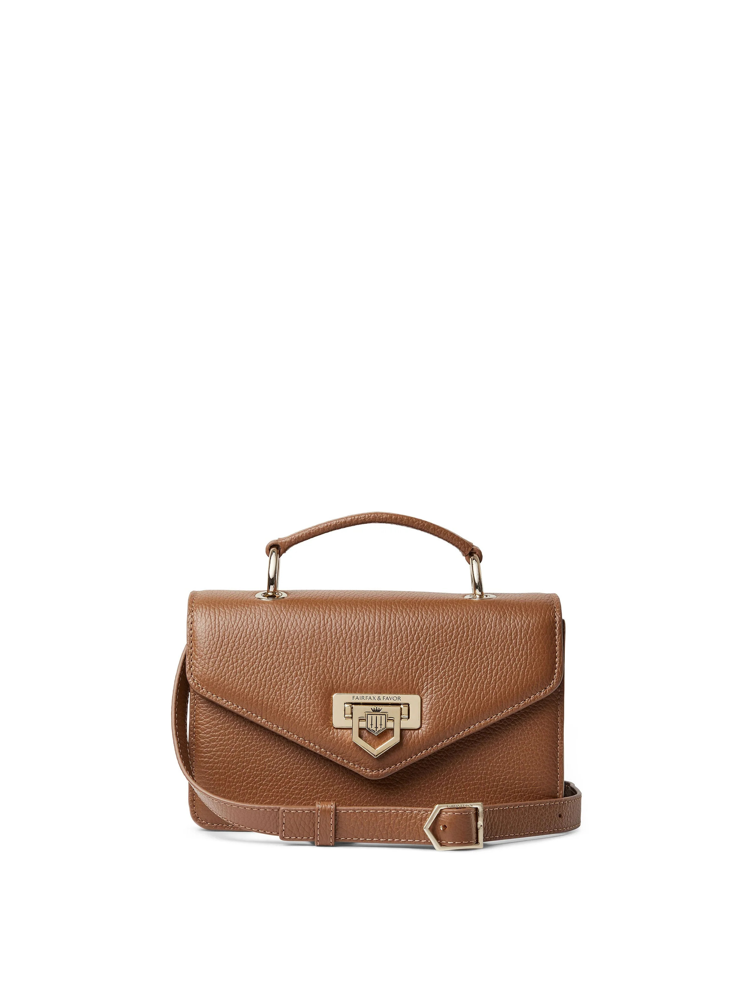 Mini Loxley - Women's Crossbody - Pebbled Tan | Fairfax & Favor | Fairfax & Favor (UK)