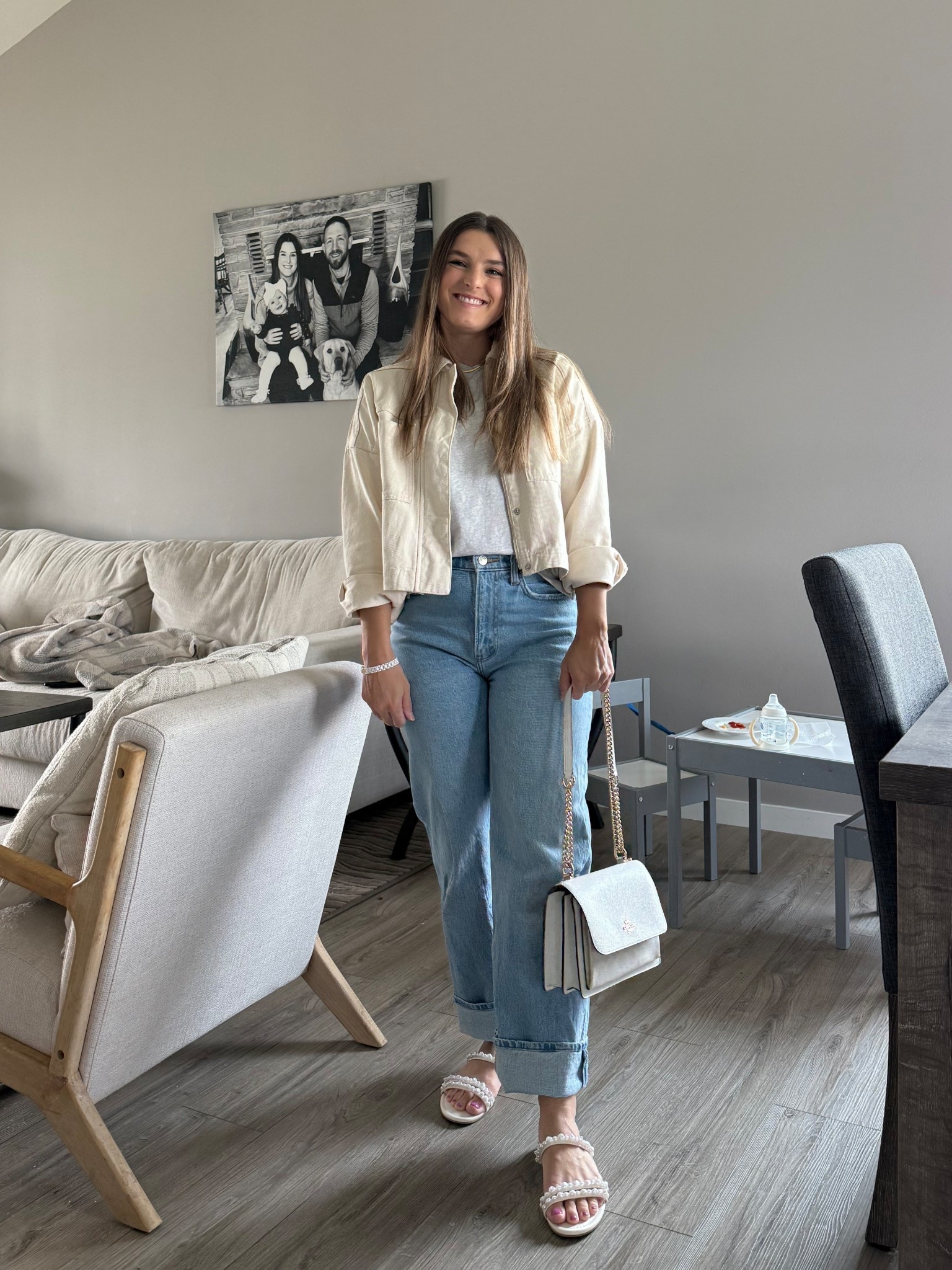 Abercrombie denim sale is 30-50% off jeans plus an extra 15% off with code DENIMAF

almost everything else is 20% and you can use the stackable code for extra 15% off!

These jeans are the high rise 90s relaxed jeans in medium wash. I am wearing a 27 short and they fit true to size! The length is perfect with tennis shoes, I just cuffed them in this picture! 

Jeans, teacher outfit, date night outfit, fall outfit, baggy jeans 

#LTKSaleAlert #LTKPetite #LTKSeasonal
