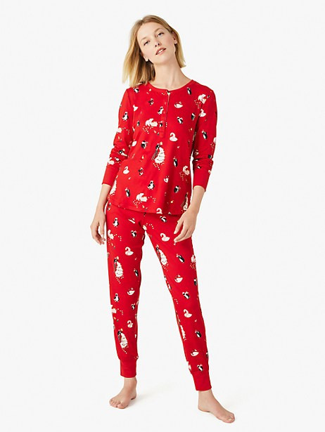 spade flower dots jogger pj set | Kate Spade (US)