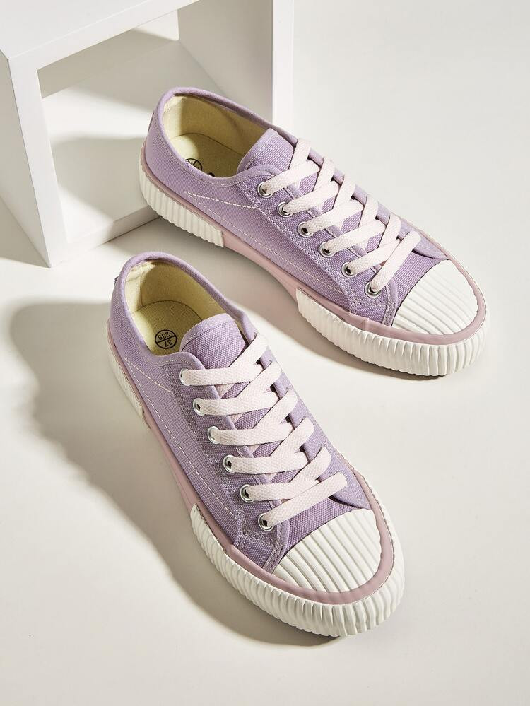 Lace-up Front Canvas Shoes
       
              
              $23.00        
    $21.85
     
 ... | SHEIN